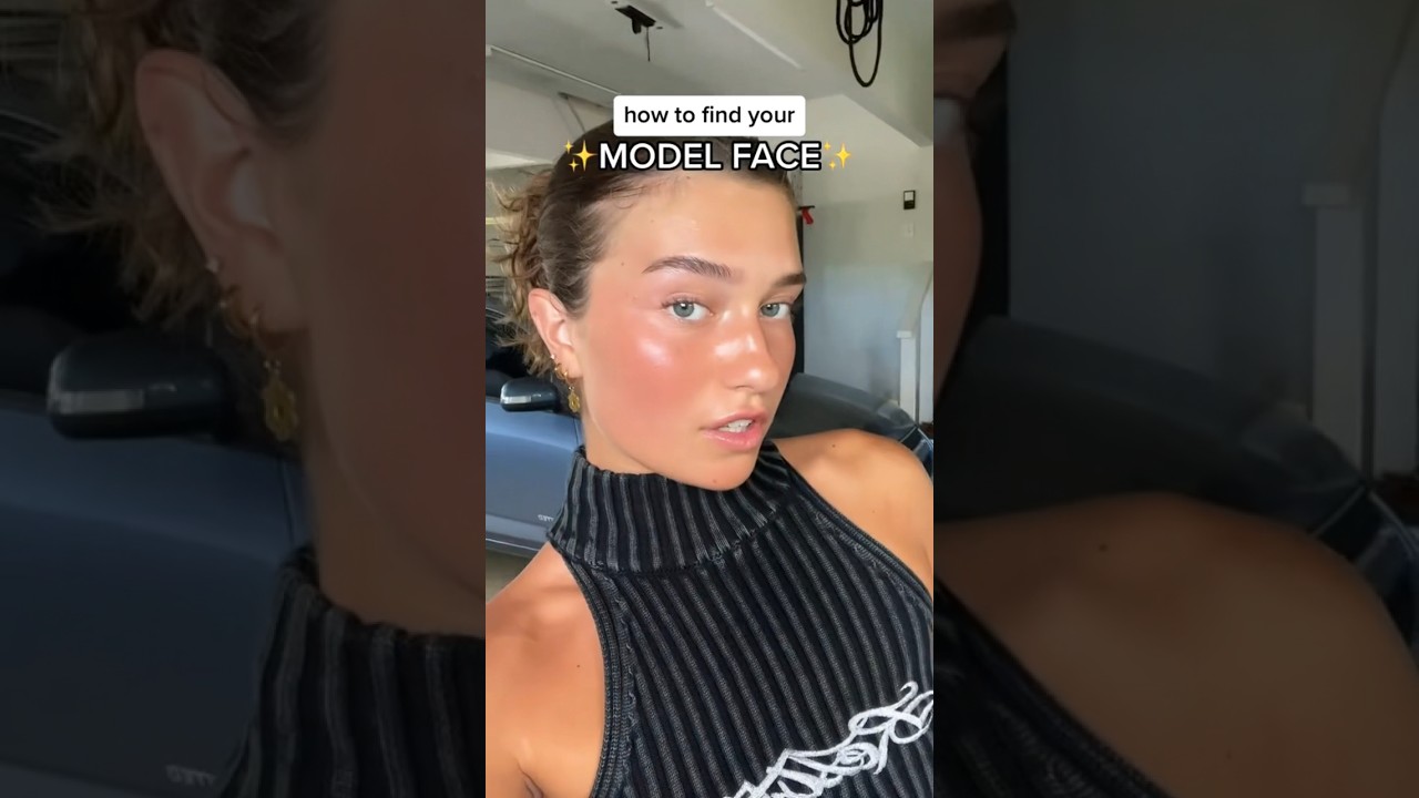 here&rsquo;s how to find your model face🔥 #model #shorts