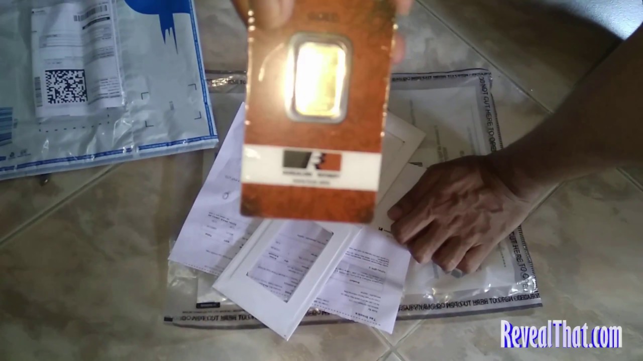 Bangalore Refinery Brpl Purity 24 (9999) K 5 g Gold Bar Unboxing