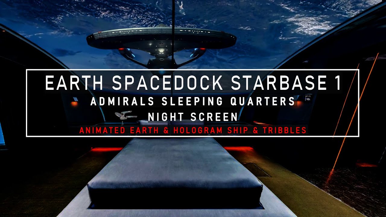 Star Trek Ambience | EARTH SPACEDOCK | Nightshift Ambience | Star Trek TNG | White Noise, ASMR