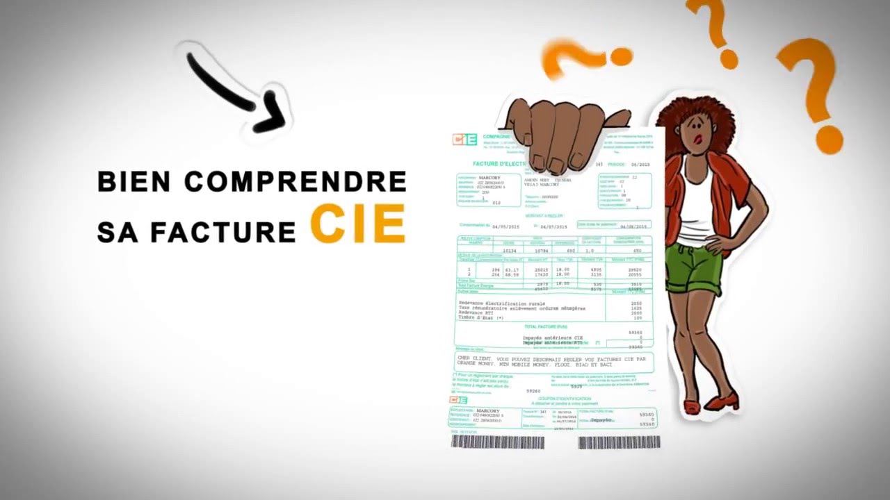 Bien comprendre sa facture CIE