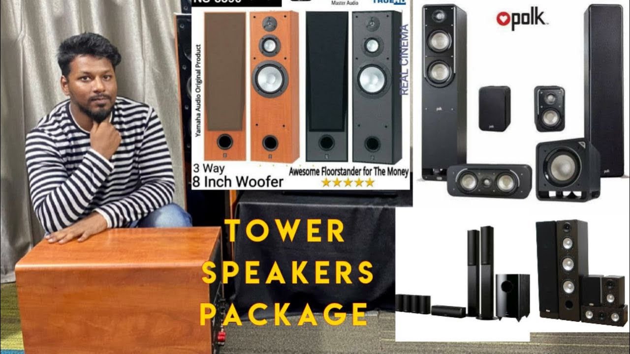 Home Theatre Tower Speakers package for Sale @ low price .  Call @ 9353597150