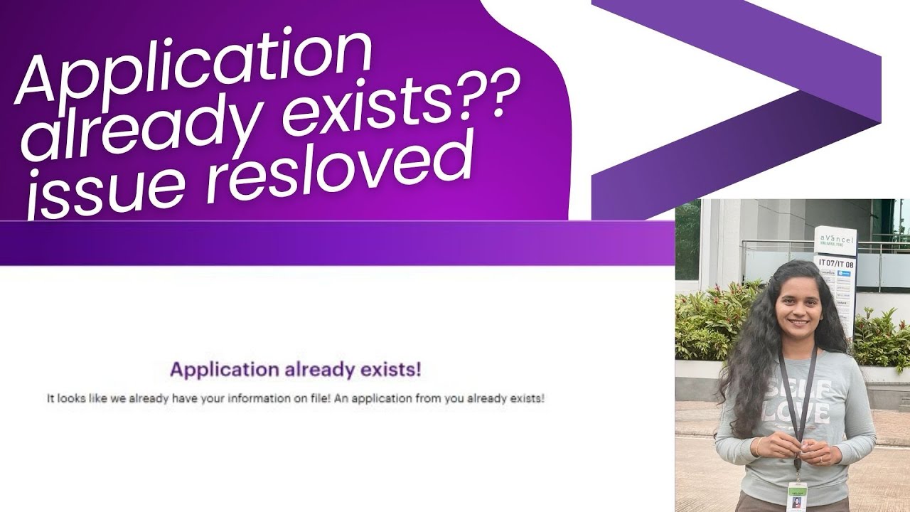 Fix “Application Already Exists” Error on Accenture Career Portal #accenture #accenturehiring
