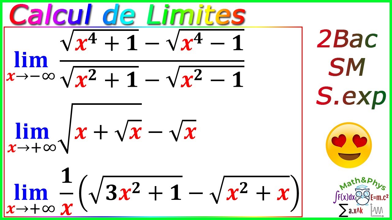 Calcul de Limites - Limites et Continuité - 2 Bac SM S.ex - [Exercice 47]
