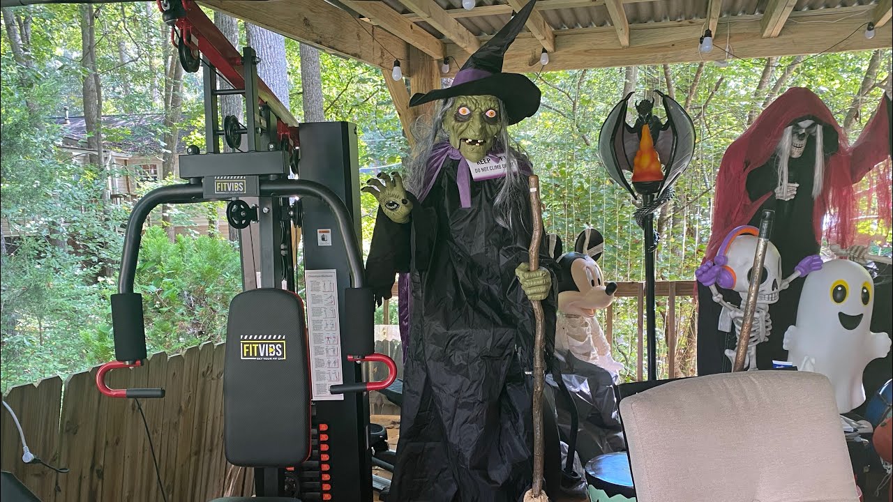 Home Depot Halloween 2025 7 Foot Animated Spellcasting Witch Decoration Review!