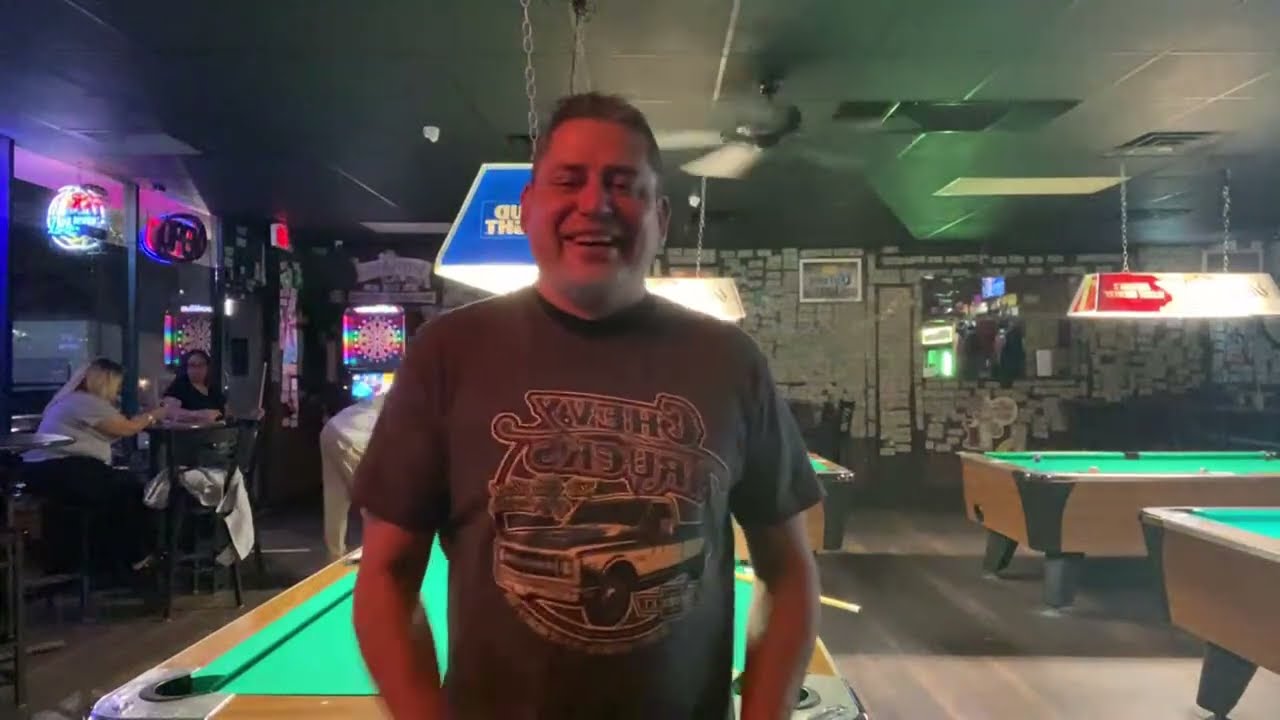 Playing Pool At Oshucks