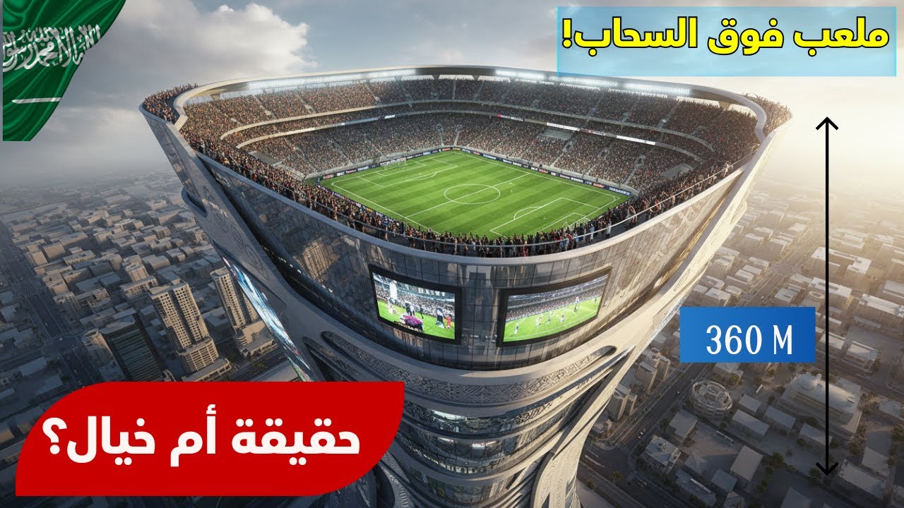 هل تفعلها السعودية؟ مشروع ملعب في السماء يفاجئ العالم!