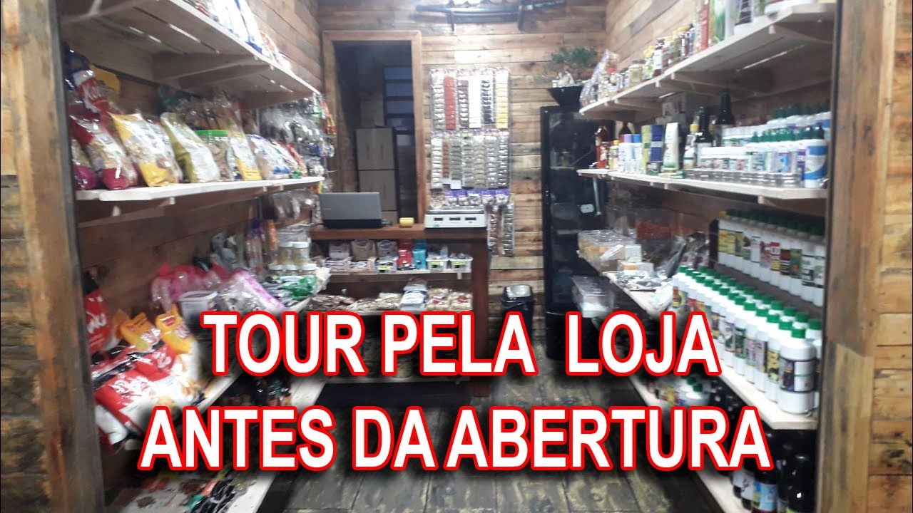 Loja de Produtos Naturais e Orientais, TOUR PELA  LOJA ANTES DA ABERTURA.