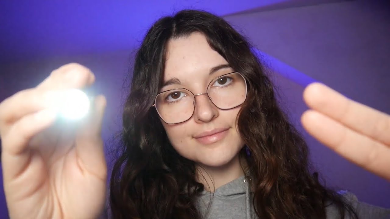 ASMR ~ Test de la vision 👀(lumière, visuel, roleplay)