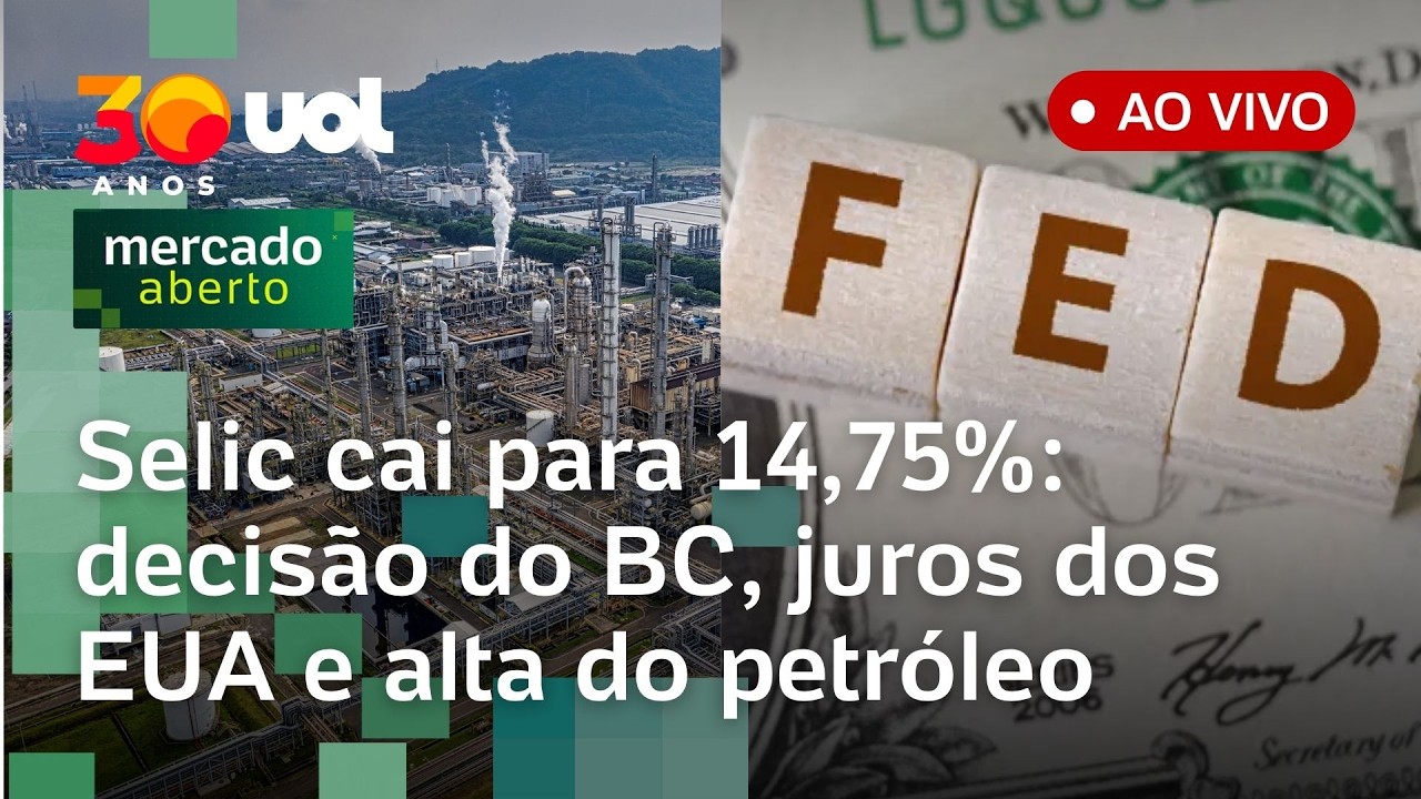 Banco Central reduz juros e Fed mantém taxa; preço do petróleo dispara; impacto no dólar e mercados