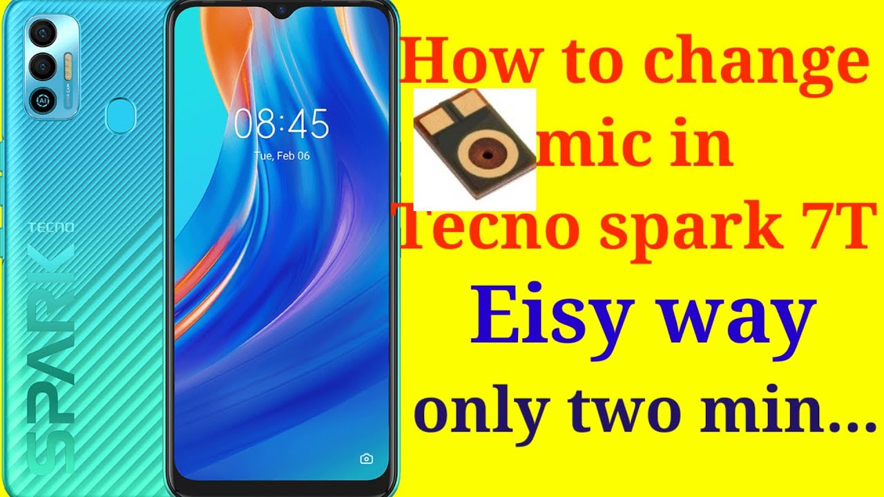 How to mic change ?Tecno spark 7t jumper solution.