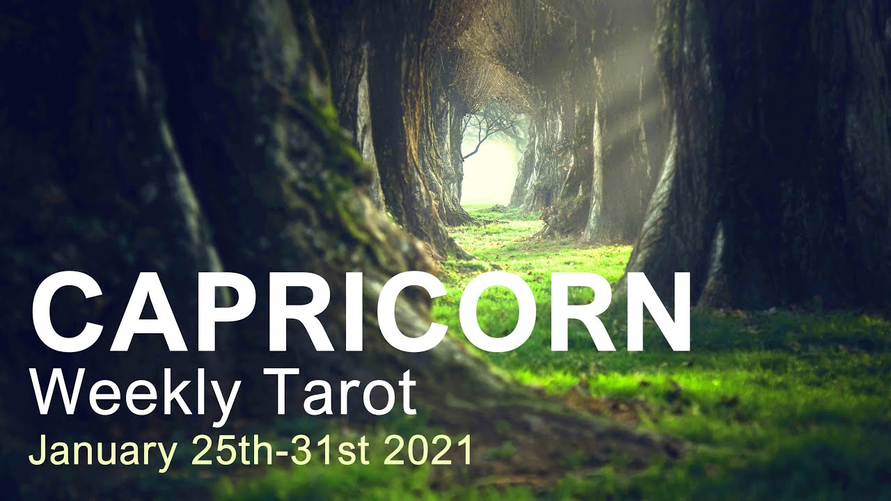 CAPRICORN WEEKLY TAROT READING 