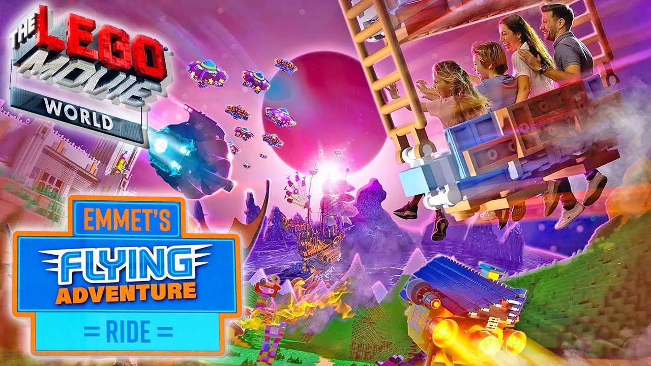LEGOLAND — Полёт Эммета — Полный обзор и предварительный показ — LEGO Movie World — День открытия...