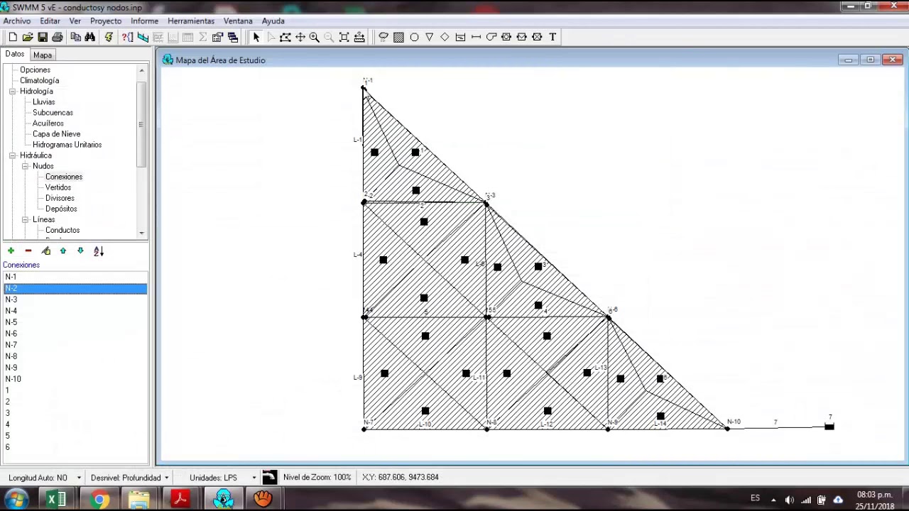 MODELO ALCANTARILLADOS PLUVIAL SWMM 5.0