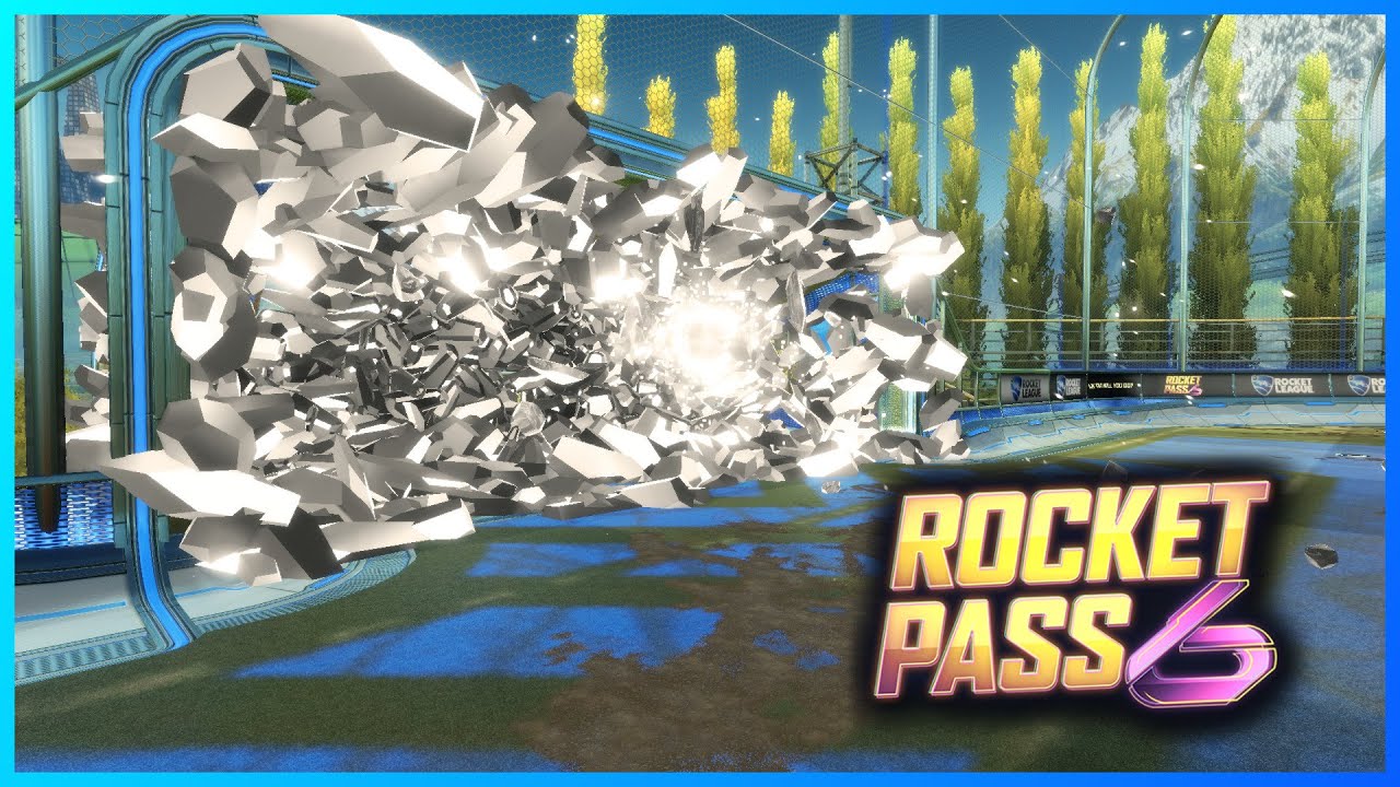 Rad Rock Goal Explosion - Painted Showcase (Rocket Pass 6)