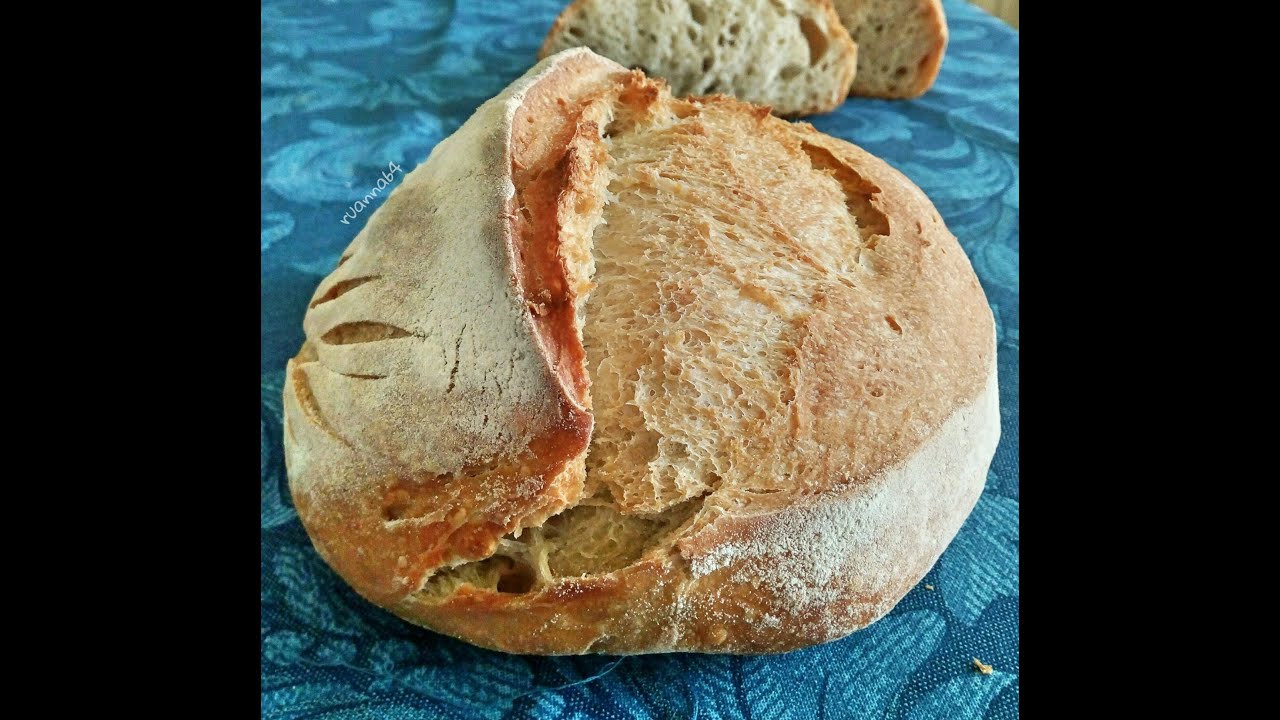 Pane fatto in casa con pasta madre (con spettatrice a sorpresa) - Dall'impasto alla cottura!