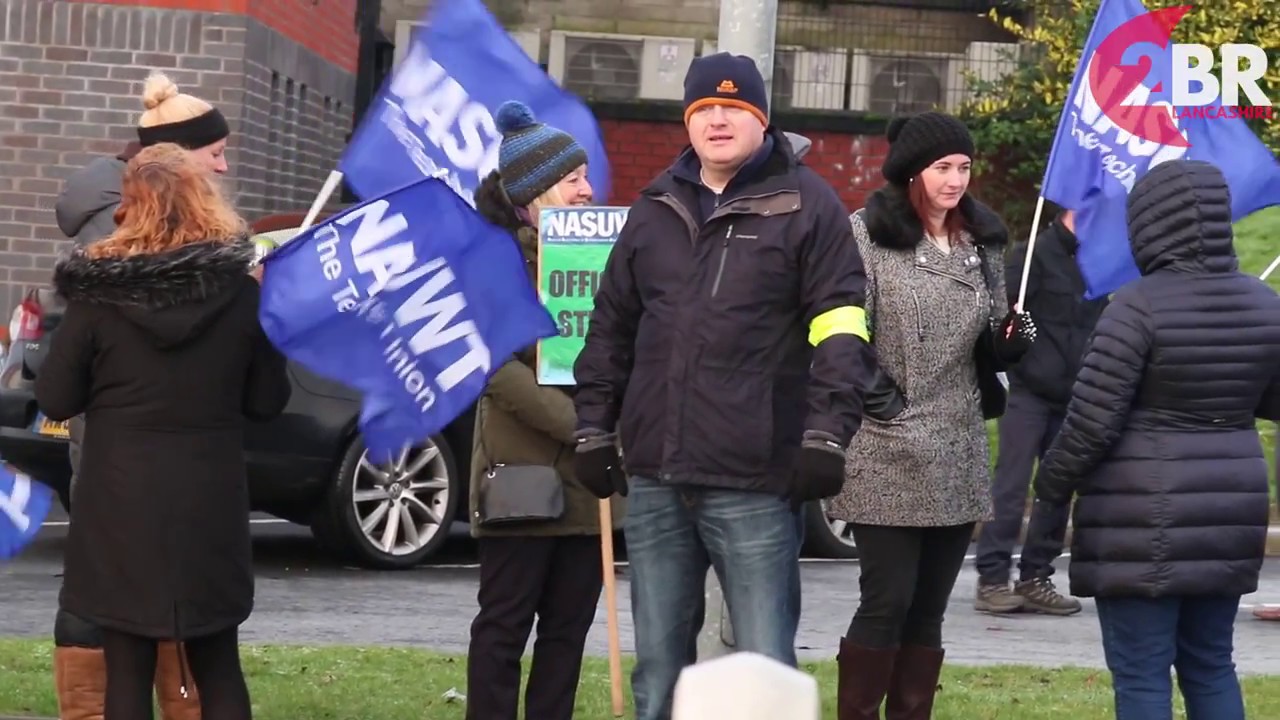Teachers from Pleckgate High School strike over pay