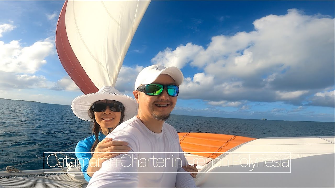 Catamaran Charter in French Polynesia, Anchoring at Motu Mahea, Taha&rsquo;a