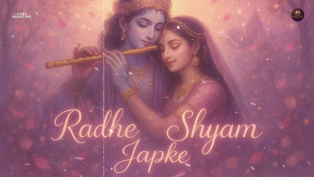 Radhe Shyam Japke | Divine Naam Jap 🌸 | Core Sanatani