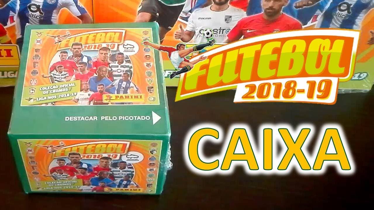 CAIXA COMPLETA!!!!! FUTEBOL 2018/19 Saquetas Cromos Panini