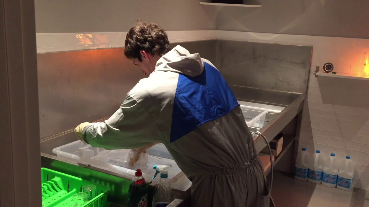 How It's Made: Carbon Transfer Print on Gold Leaf