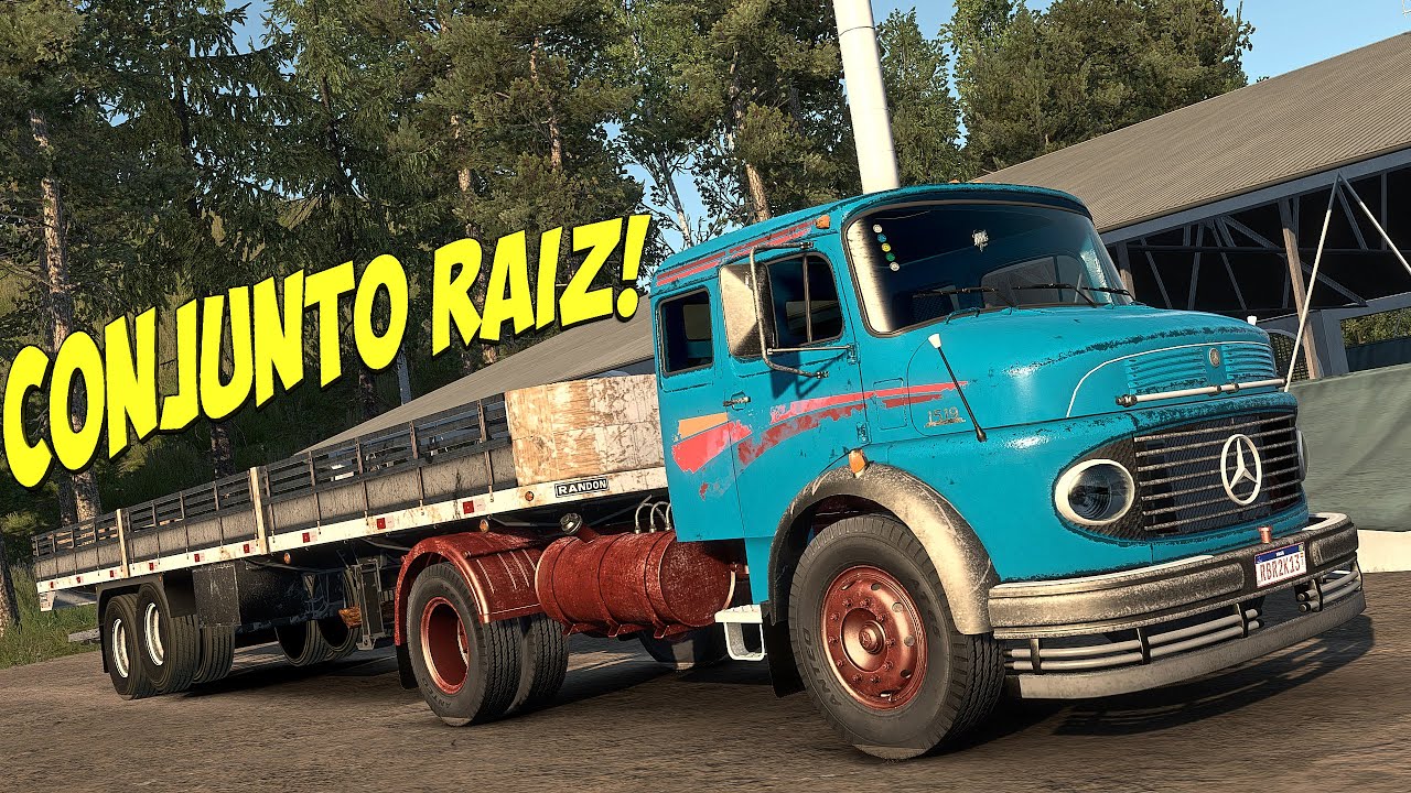 CONJUNTO RAIZ - VIAGEM PRO CEASA DE CONTAGEM-MG - ETS 2 1 52 MODS BR