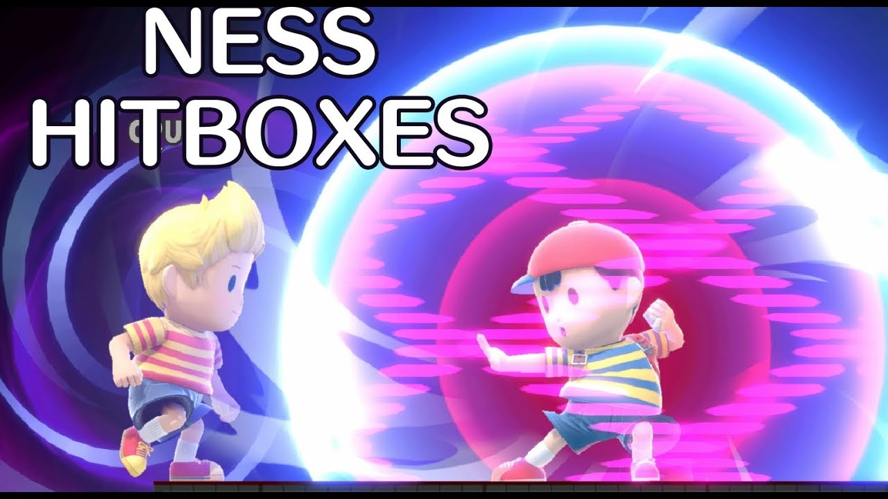 Ness Hitboxes (Super Smash Bros Ultimate)