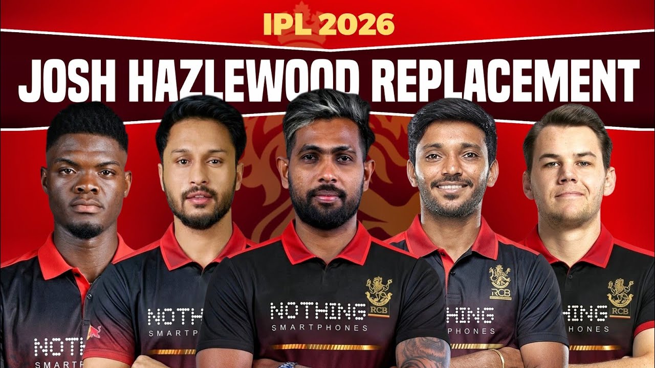 IPL 2026 JOSH HAZLEWOOD REPLACEMENT | HAZLEWOOD INJURY | RCB ULTRAS