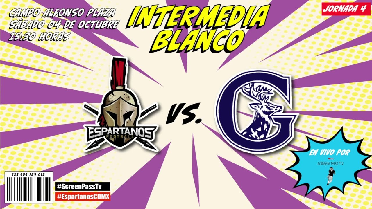 Espartanos CDMX vs Gamos Intermedia Oro Jornada 4