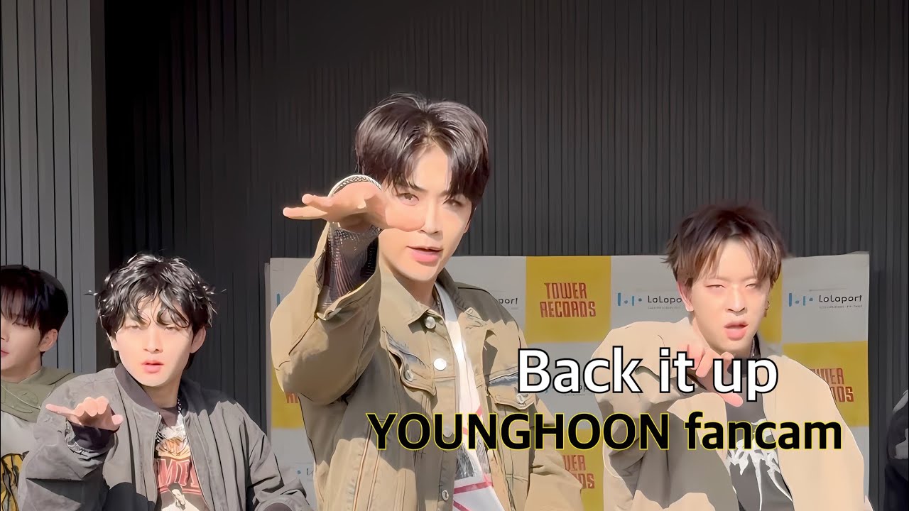 20260223 ORβIT YOUNGHOON Fancam🎵Back it up (LINE ME NOW リリースイベント　ららぽーと立川立飛 １部 )