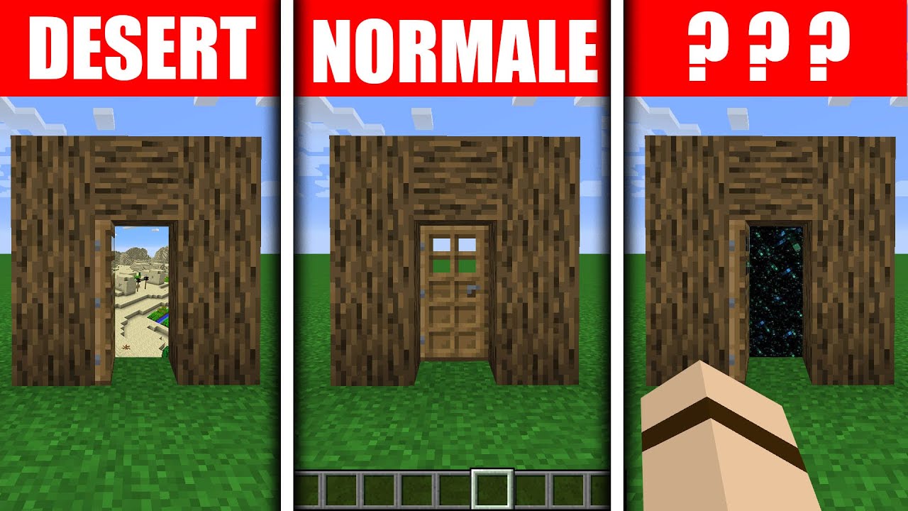 MINECRAFT MAIS LES PORTES VOUS TÉLÉPORTENT AVEC @FuriousJumper !!