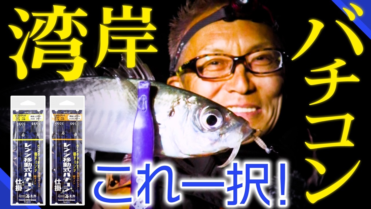 入れ食い連発！湾岸バチコンは「レンジ移動式バチコン仕掛」【釣り時季】