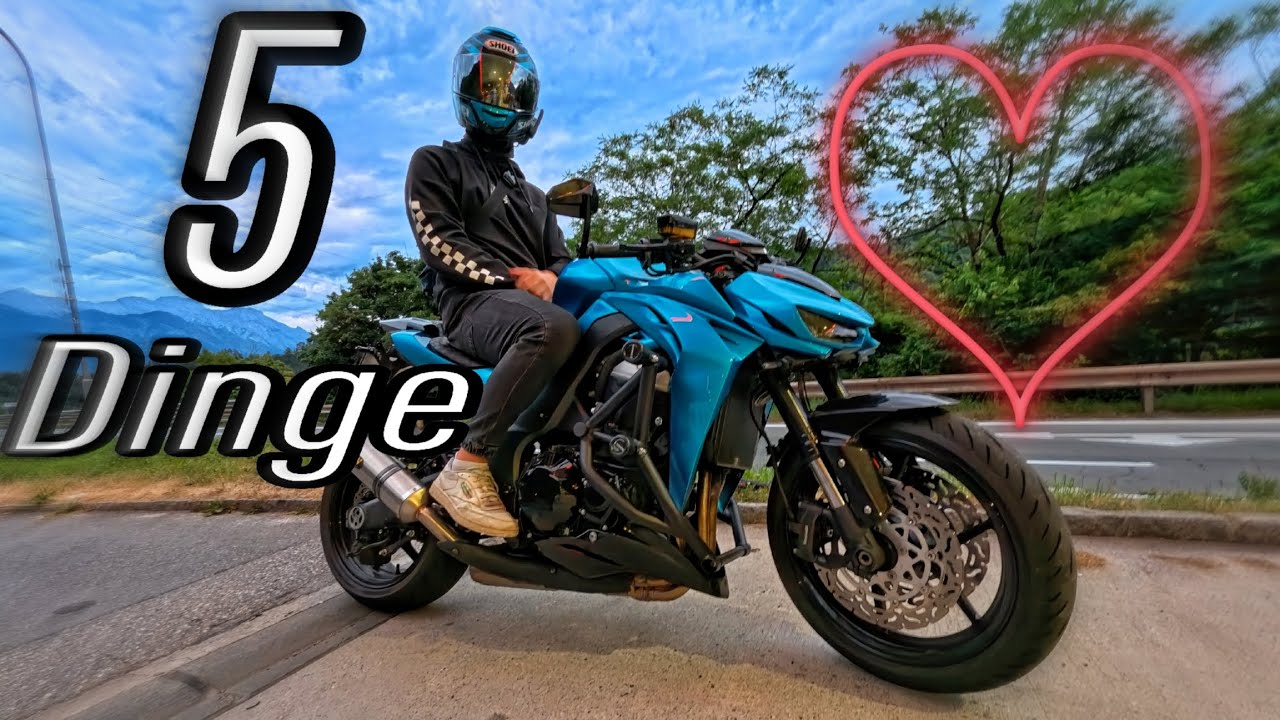 5 DINGE, die ich an meiner Kawasaki Z1000 LIEBE – Motorrad Vlog | Innsbruck
