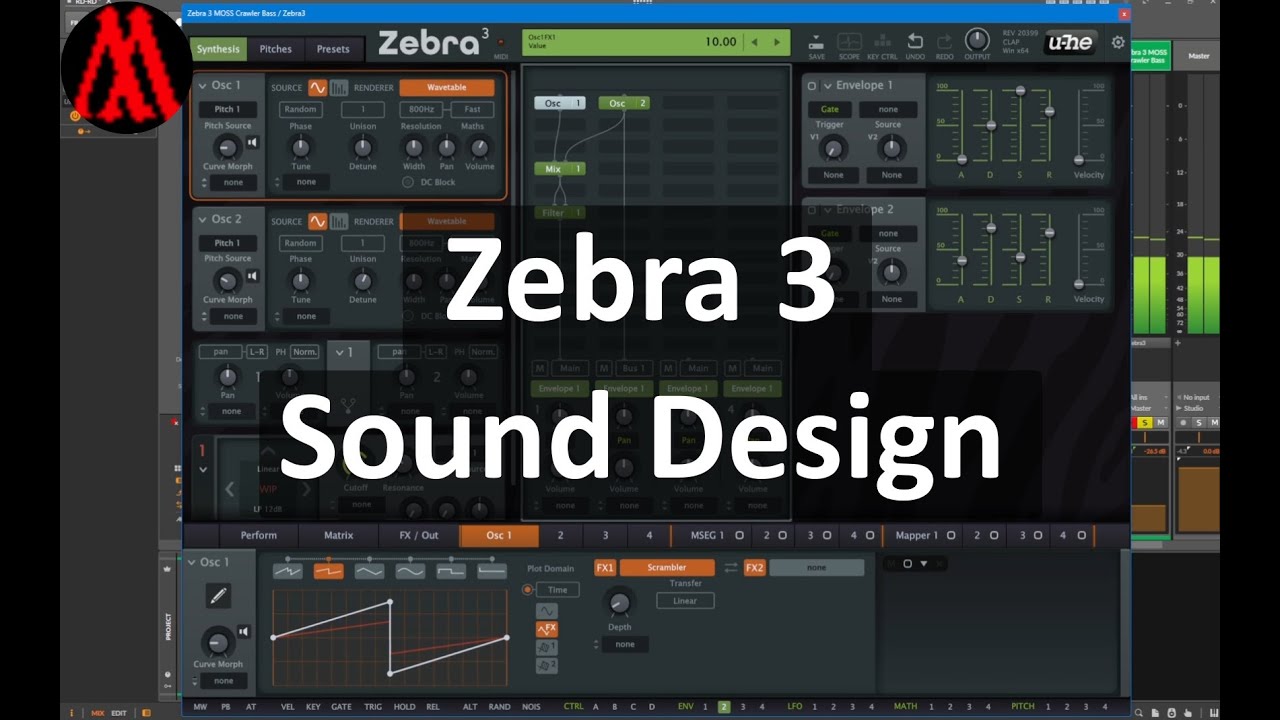 Zebra 3: Sound Design & free presets!