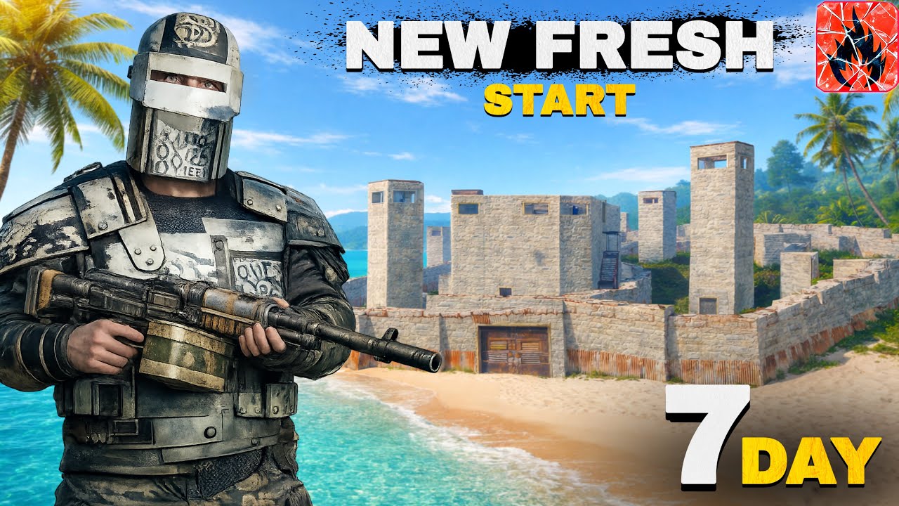 I SURVIVED 7 DAY ON WEEKLY SERVER | Oxide Survival Island | 8848 LUFFY #oxide #rust #оксайд 