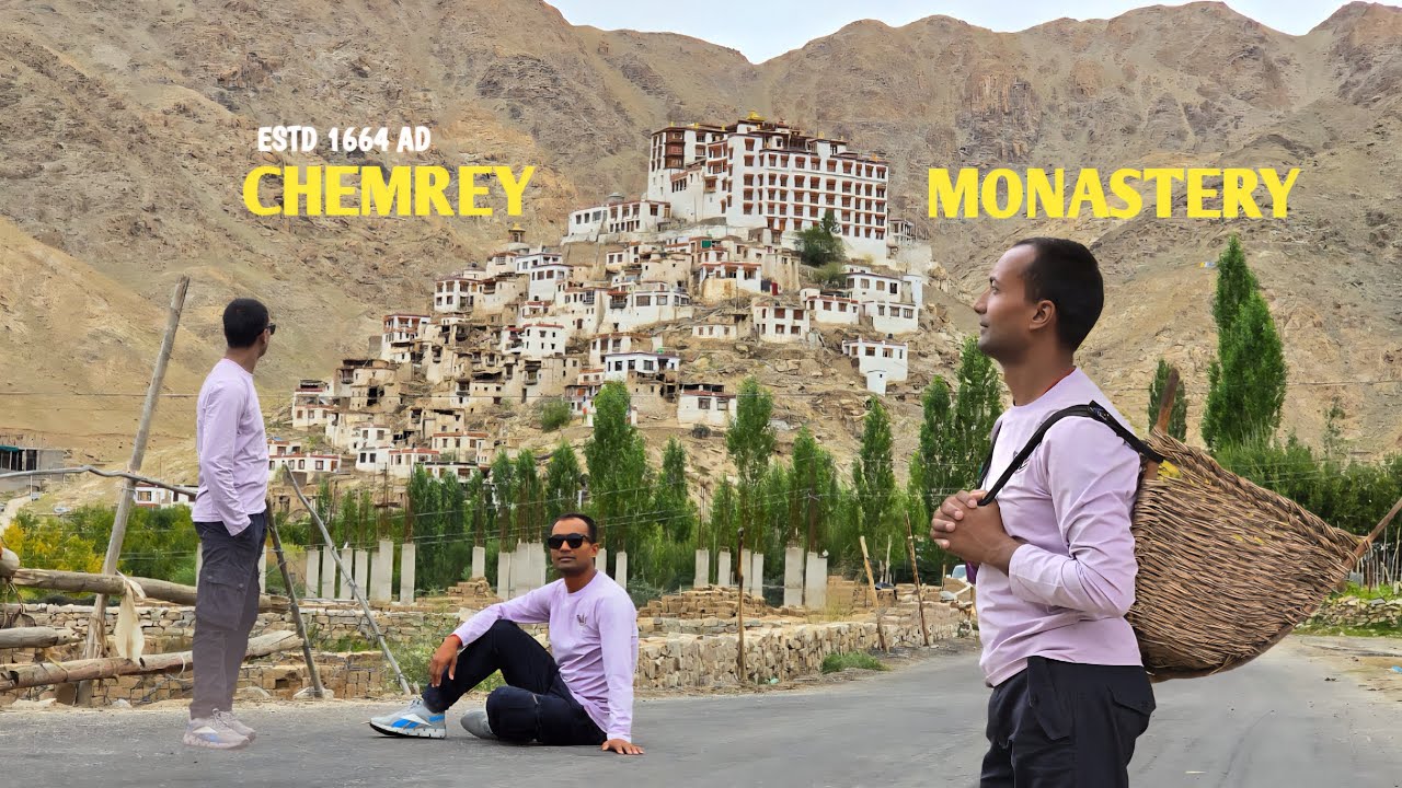 CHEMREY MONASTERY | LEH | KARU | ONE OF THE BEST MONASTERY IN UT LADAKH, KARU | KING SENGGE NAMGYAL