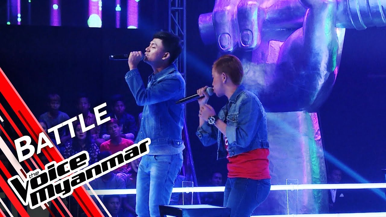 Phyo Htet Ko VS C Ko: ျမစ္ႏွစ္စင္းရဲ႕ပင္လယ္ (R Zarni) | Battle - The Voice Myanmar 2019