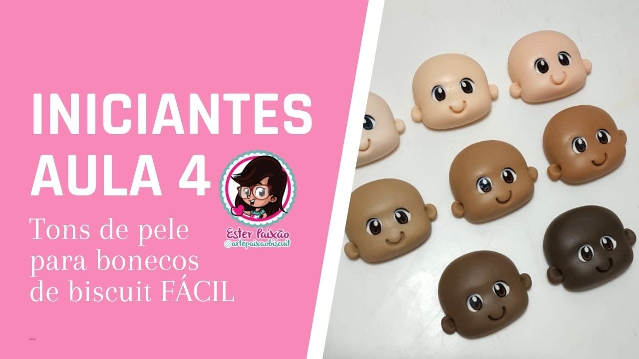 Tons de pele para bonecos Super fácil INICIANTES