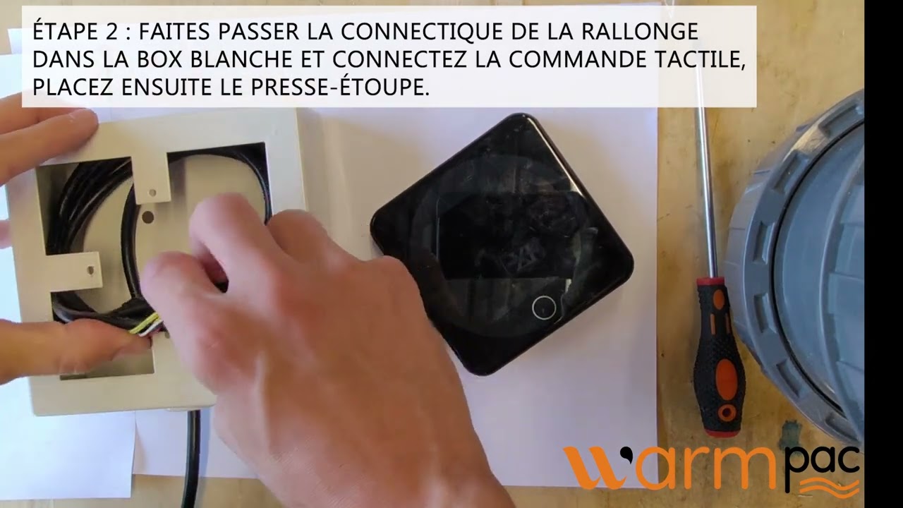 Comment monter une commande déportée de PAC ?