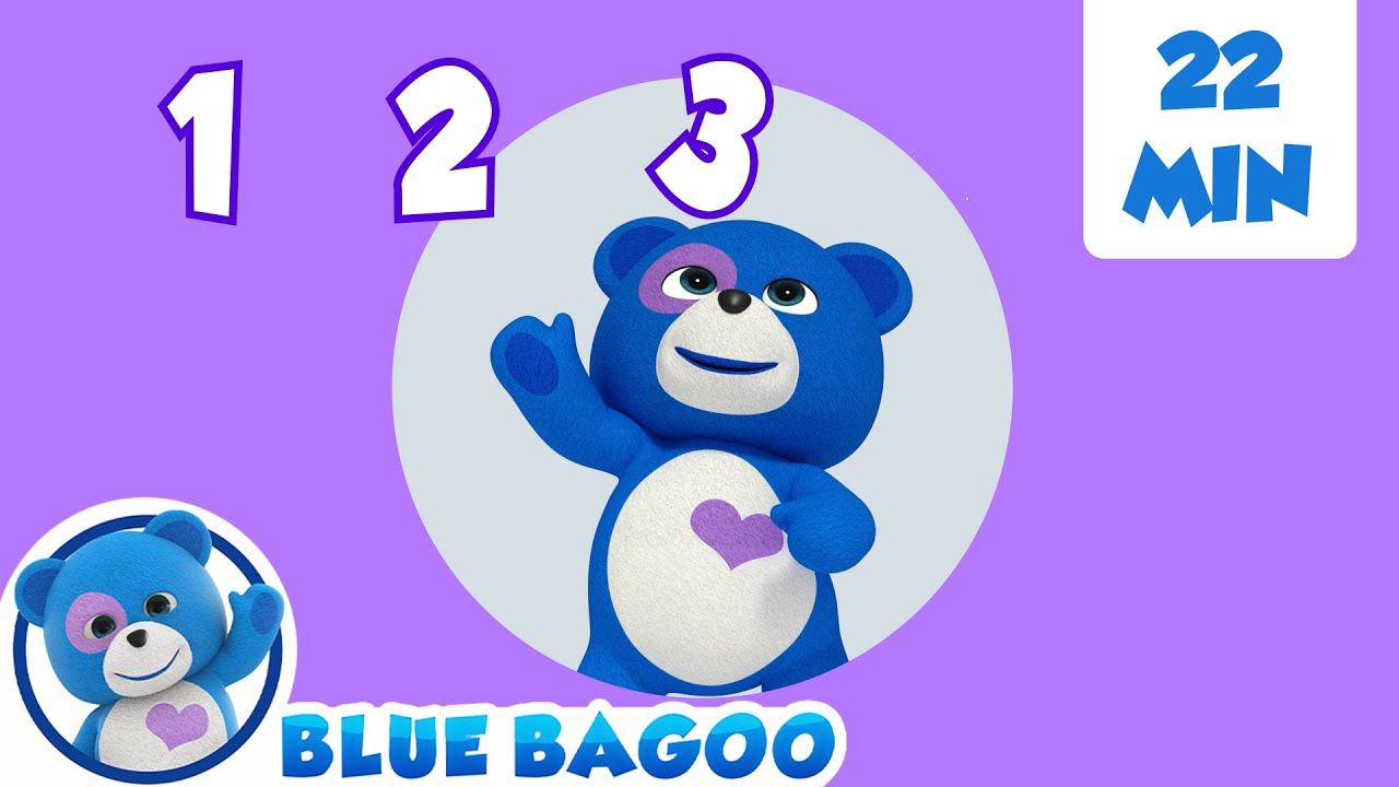 Counting to 10 + More | Blue Bagoo - English Kids Songs and Nursery Rhymes