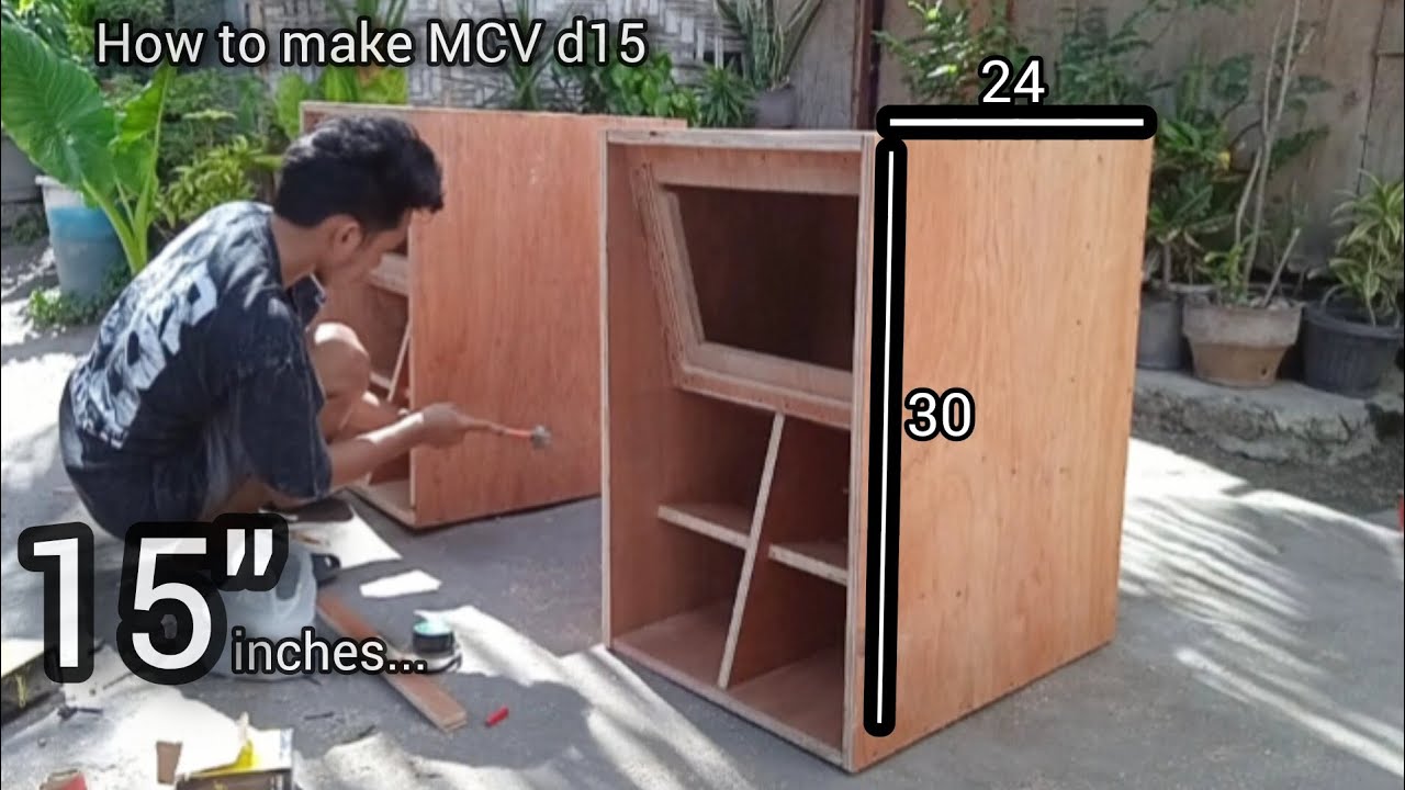 How to make MCV d15 full video | HARD BASS BOX DESIGN...