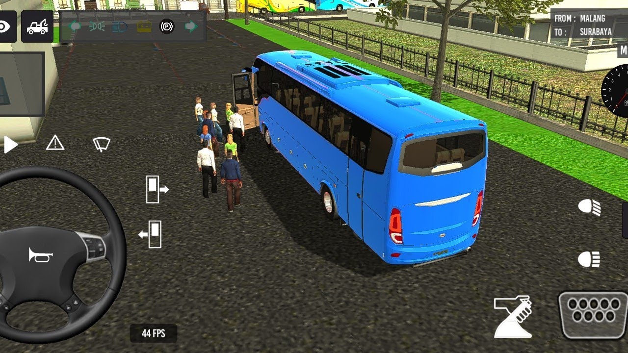 Malang Se Surabaya Bus Drive 😱 Heavy Traffic Challenge | Bus Simulator Game