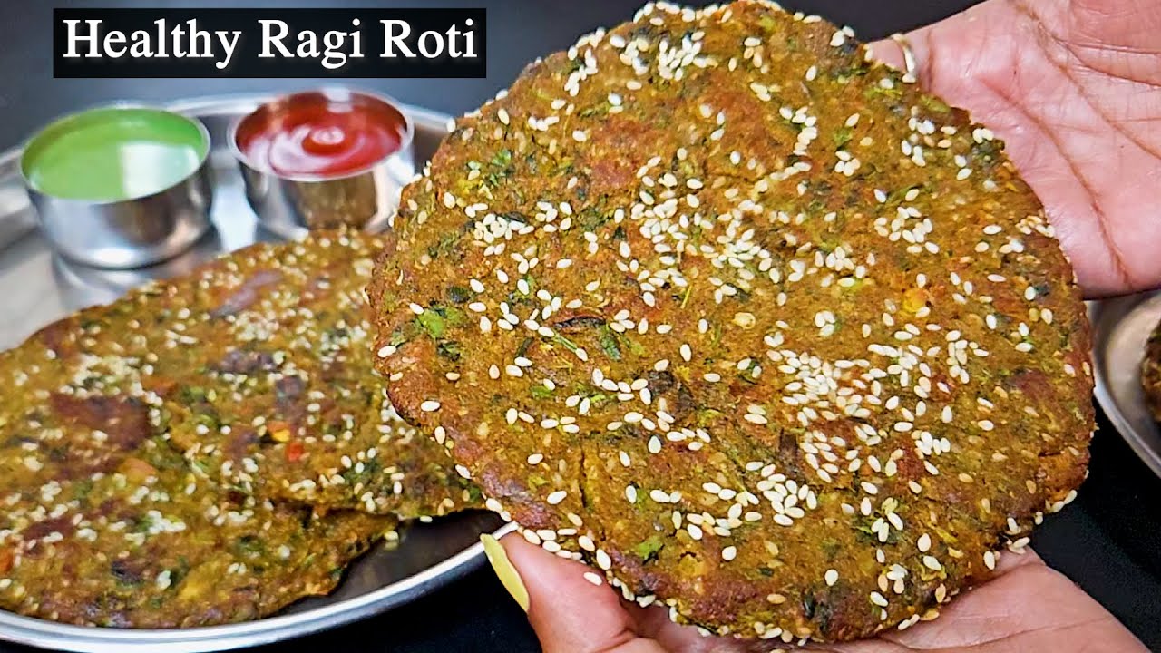 रागी आटे का ऐसा Healthy नाश्ता जो आप चलते-फिरते बना सकते हैं | Instant Breakfast | Ragi Roti Recipe