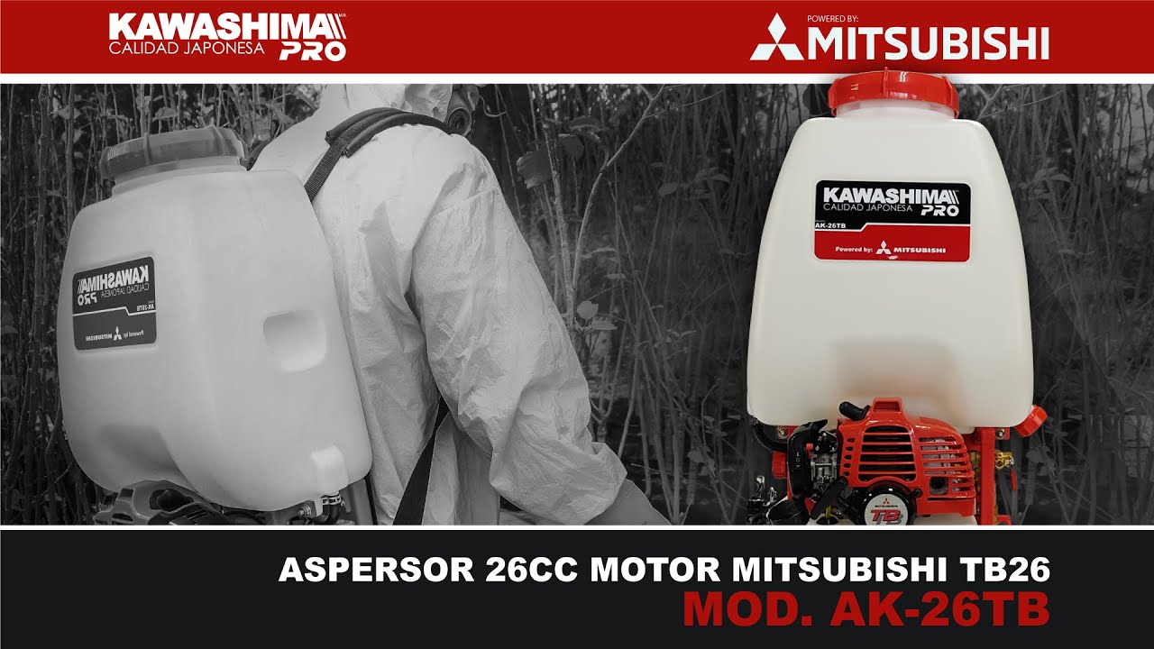 ASPERSOR KAWASHIMA PRO - 26 CC / 2 TIEMPOS (CON MOTOR MITSUBISHI MOD. TB26)  - AK-26TB