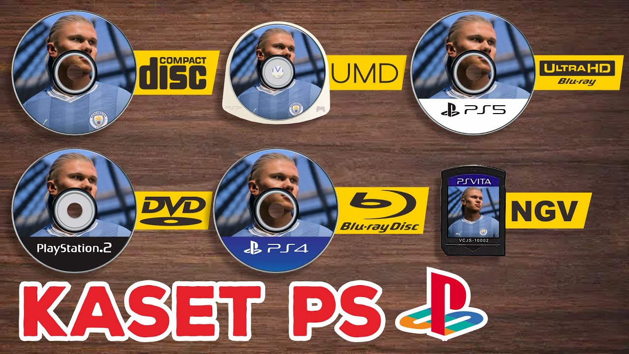 Mengenal Semua Teknologi di KASET GAME Konsol PLAYSTATION dari PS1 Sampai PS5‼️