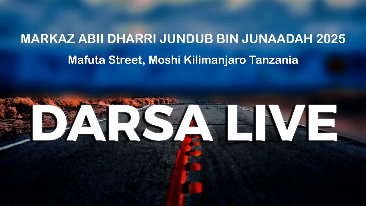 #LIVE| DARSA ZA  ALFAJIR - MASJID ABII DHARRI JUNDUB BIN JUNAADAH MOSHI