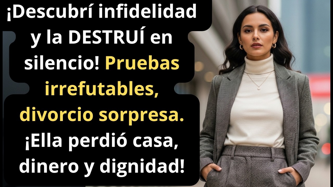 Descubrí Su Infidelidad y Me Fui en Silencio… Mi Plan La Destruyó Frente a Todos