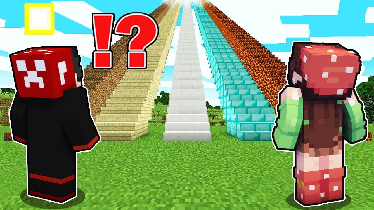 IF YOU CHOOSE THE WRONG STAIR, YOU DIE in Minecraft ( Tagalog )