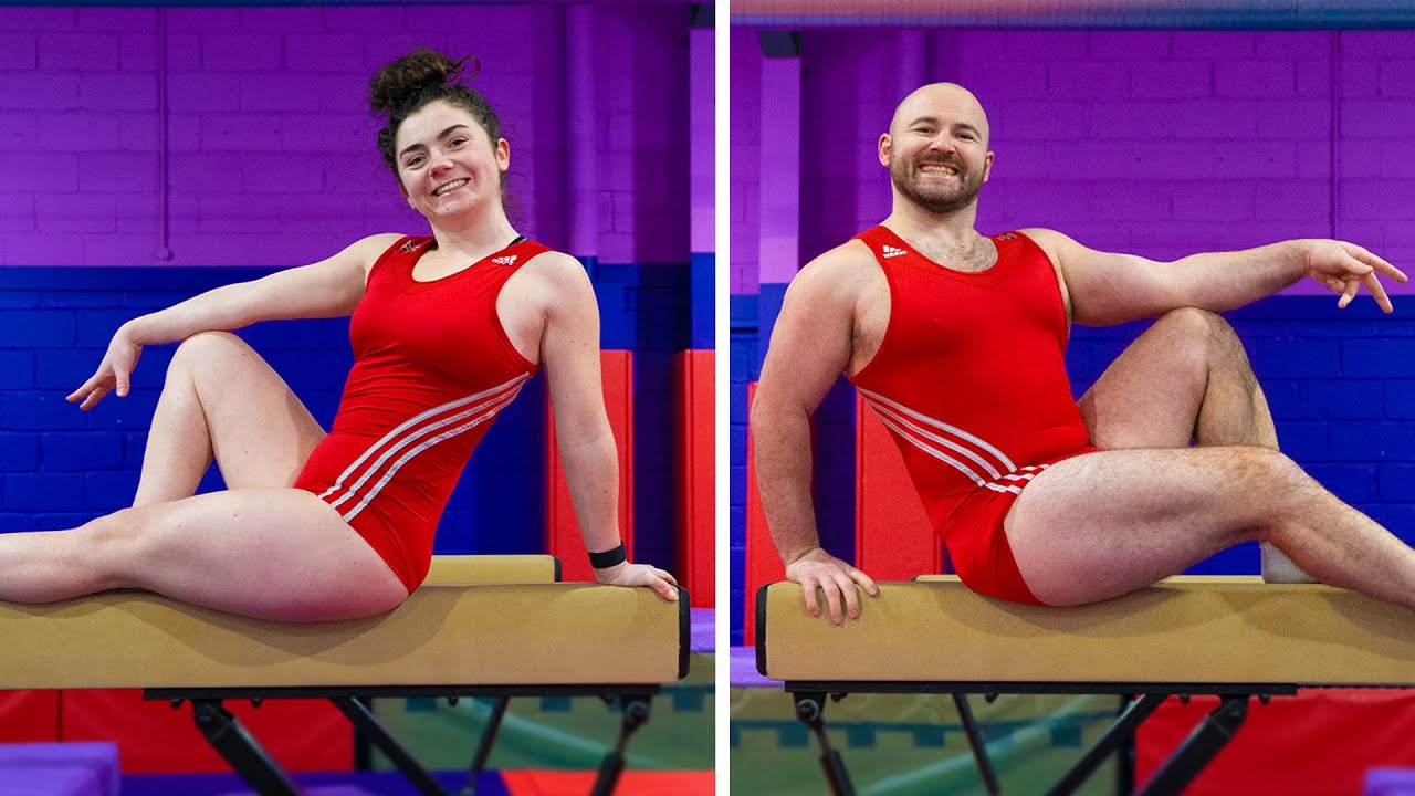 Copying my Girlfriends Gymnastics Skills