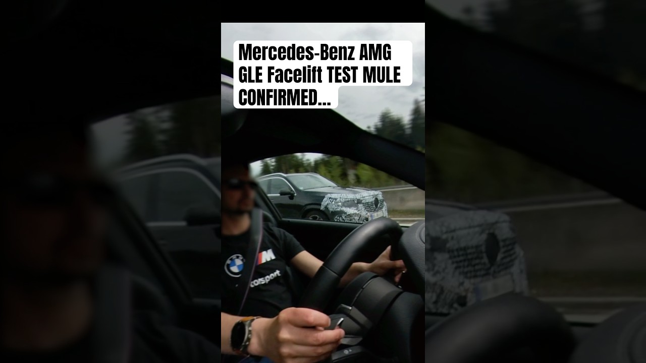 2026 Mercedes-Benz AMG GLE Facelift II Test Mule spotted on the German Autobahn [4k] #testmule #2026