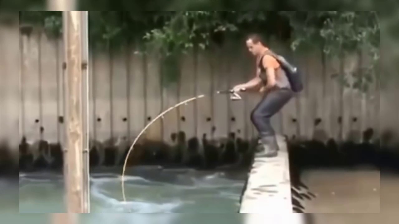 LUCU!!!MANCING IKAN BESAR MALAH DI LEPAS